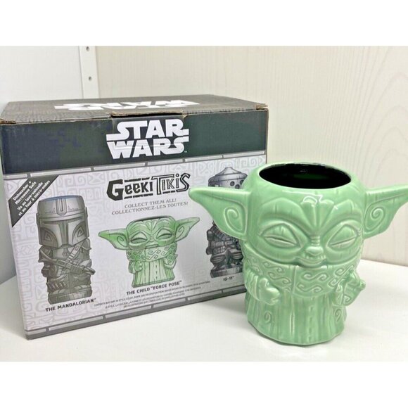 Geeki Tikis Star Wars Mandalorian The Child 16oz Ceramic Mug Beeline - Picture 1 of 13